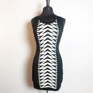 BAR III Aztec Bodycon Festival Dress